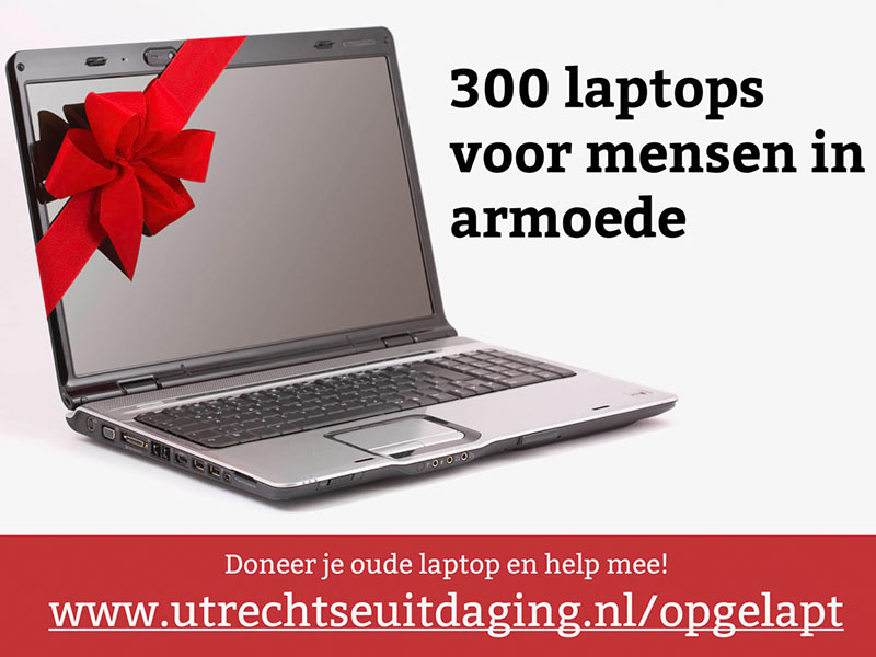 Laptops voor mensen in armoede